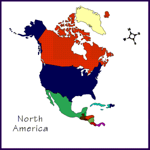 Our location on the continent